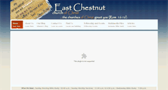 Desktop Screenshot of eastchestnutchurchofchrist.com